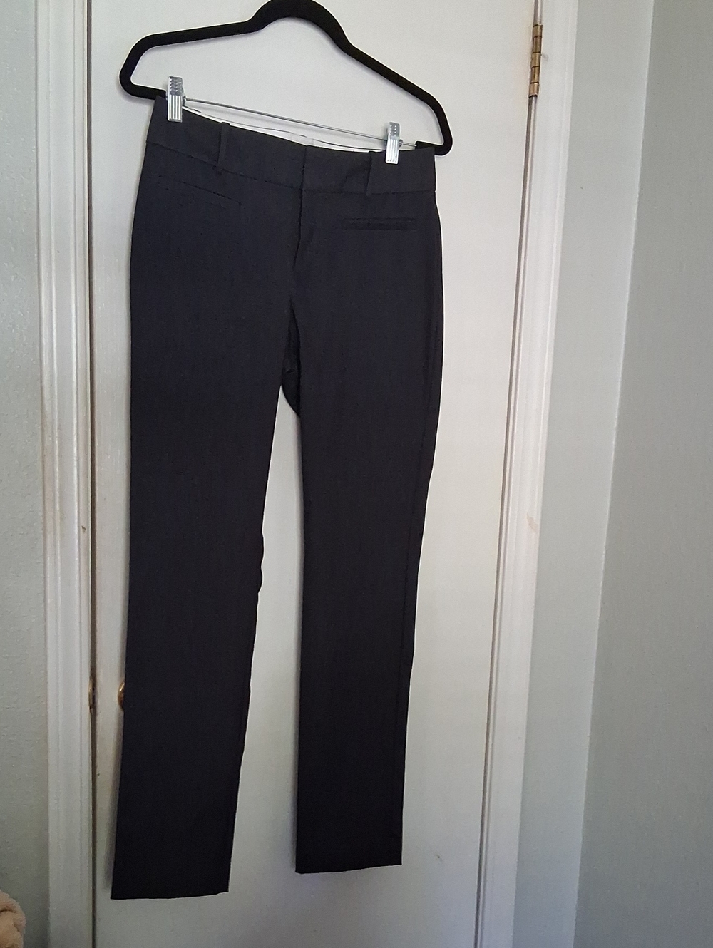 Calvin Klein Womens Dark Charcoal Gray Dressy Slacks Office Attire NWOT Sz 4